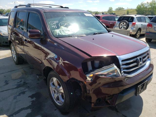 HONDA PILOT EXL 2013 with VIN 5FNYF4H52DB046199 - Photo from auction