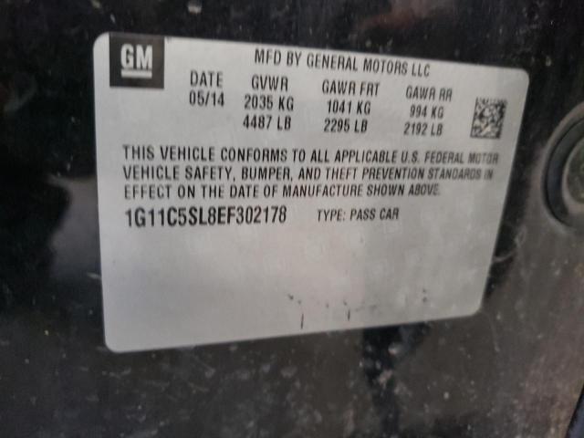 Photo 10 from auction – 2014 CHEVROLET MALIBU 1LT with VIN 1G11C5SL8EF302178