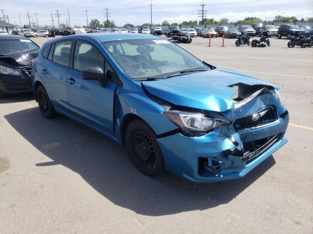 SUBARU IMPREZA 2017 with VIN 4S3GTAA69H3708126 - Photo from auction