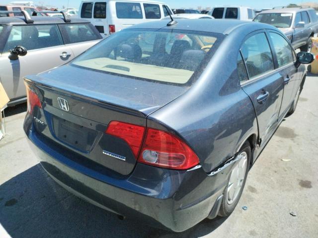 Photo 4 from auction – 2007 HONDA CIVIC HYBR with VIN JHMFA36207S005214
