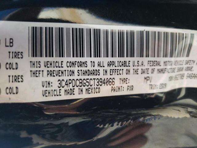 Photo 10 from auction – 2012 DODGE JOURNEY SX with VIN 3C4PDCBG5CT394066