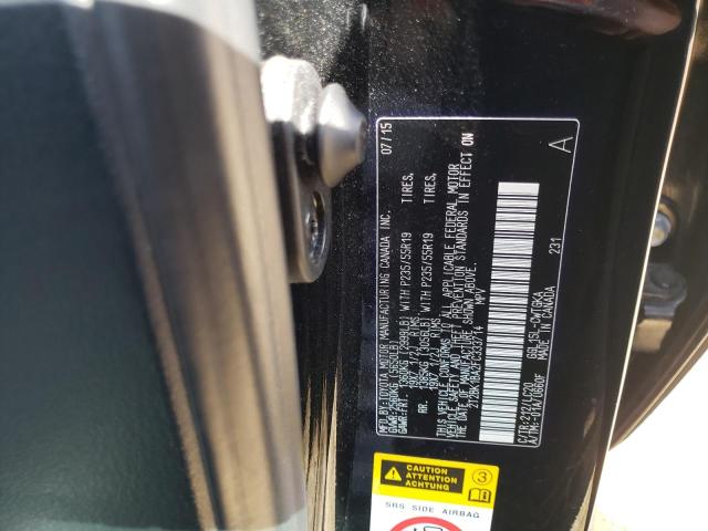 Photo 10 from auction – 2015 LEXUS RX 350 BAS with VIN 2T2BK1BA2FC333714
