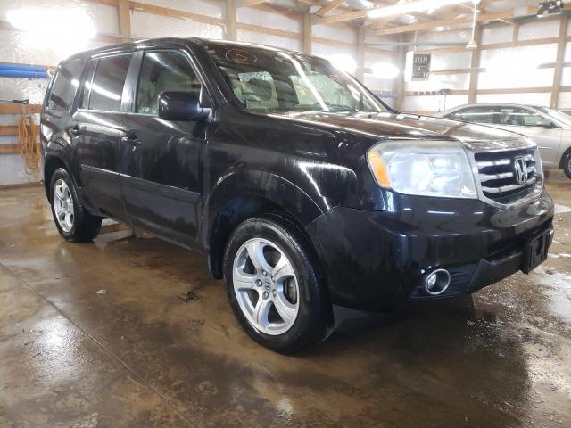 HONDA PILOT EX 2012 with VIN 5FNYF4H43CB077595 - Photo from auction