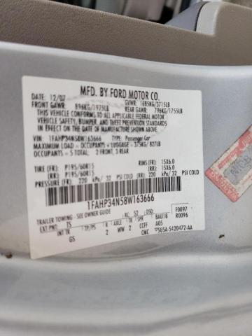 Photo 10 from auction – 2008 FORD FOCUS S/SE with VIN 1FAHP34N58W163666