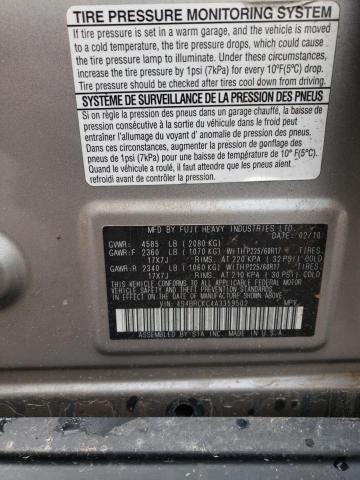 Photo 10 from auction – 2010 SUBARU OUTBACK 2. with VIN 4S4BRCKC4A3359502