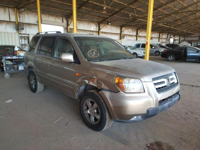 HONDA PILOT EX 2006 with VIN 2HKYF18496H545186 - Photo from auction