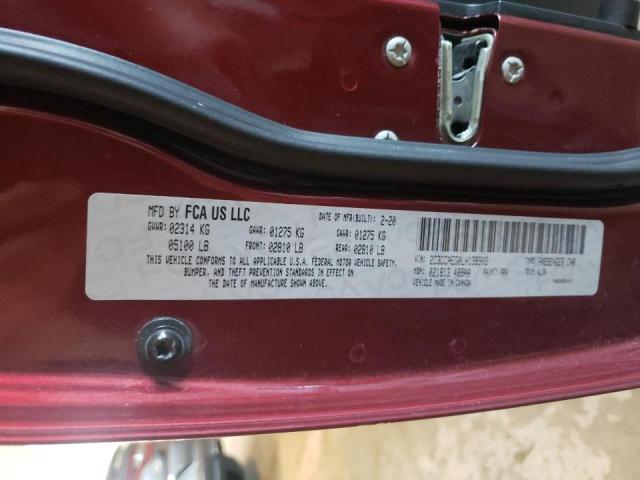 Photo 10 from auction – 2020 CHRYSLER 300 LIMITE with VIN 2C3CCAEG0LH138903