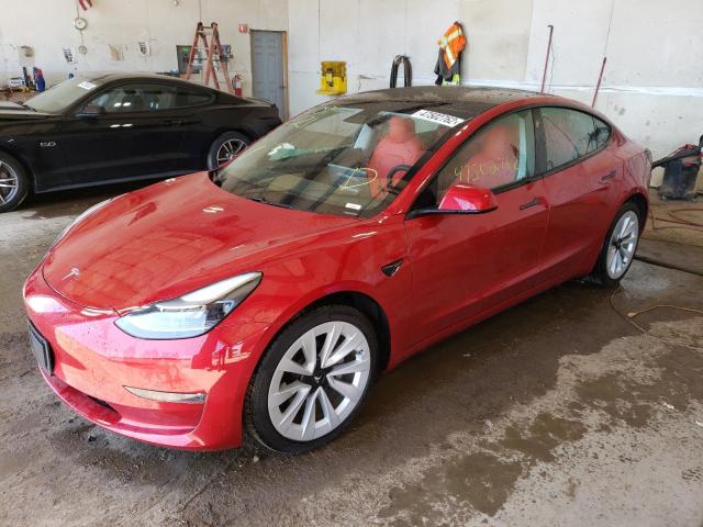 Photo 2 from auction – 2021 TESLA MODEL 3 with VIN 5YJ3E1EB6MF013079
