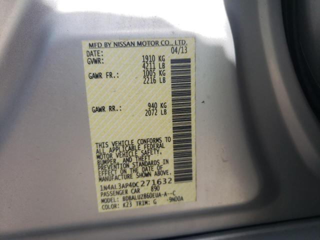 Photo 10 from auction – 2013 NISSAN ALTIMA 2.5 with VIN 1N4AL3AP4DC271632