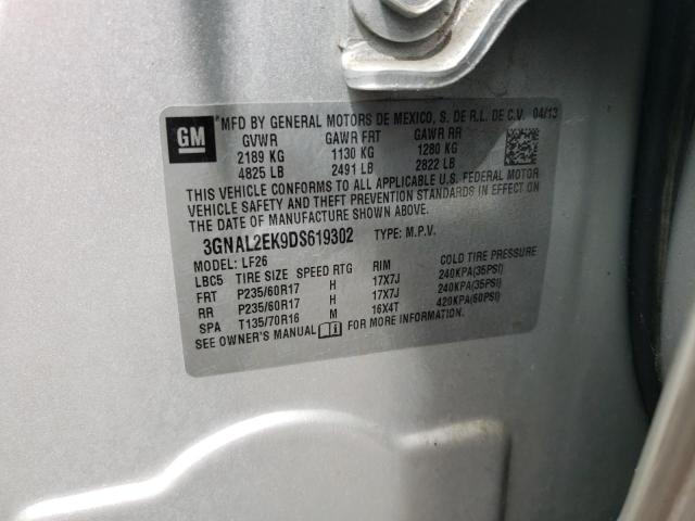 Photo 10 from auction – 2013 CHEVROLET CAPTIVA LS with VIN 3GNAL2EK9DS619302