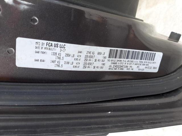 Photo 10 from auction – 2017 DODGE GRAND CARA with VIN 2C4RDGEG9HR731800