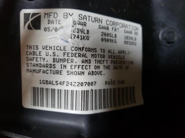 Photo 10 from auction – 2004 SATURN ION LEVEL with VIN 1G8AL54F24Z207007