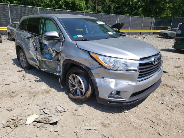 TOYOTA HIGHLANDER 2014 with VIN 5TDBKRFH4ES016744 - Photo from auction