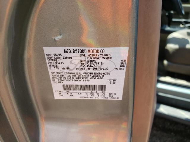 Photo 10 from auction – 2006 FORD ESCAPE XLS with VIN 1FMYU92Z56KA18655