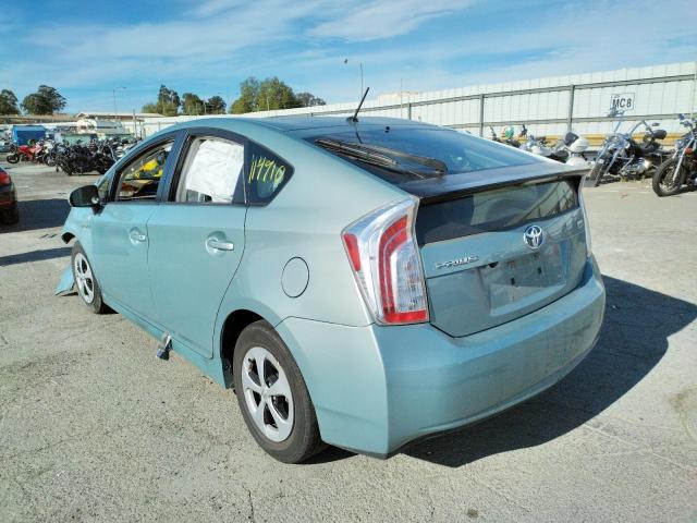 Photo 3 from auction – 2012 TOYOTA PRIUS with VIN JTDKN3DU3C1608909