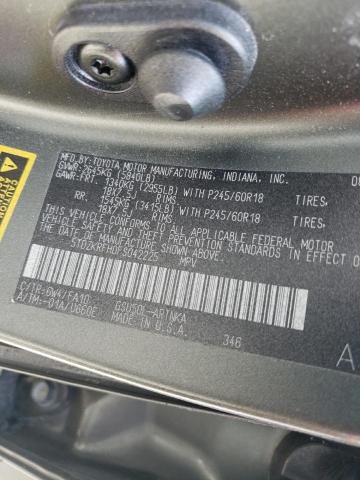 Photo 10 from auction – 2015 TOYOTA HIGHLANDER with VIN 5TDZKRFH0FS042225