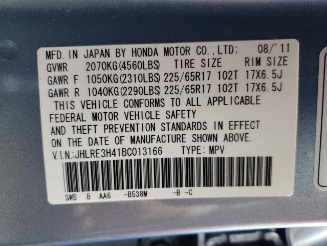 Photo 10 from auction – 2011 HONDA CR-V SE with VIN JHLRE3H41BC013166