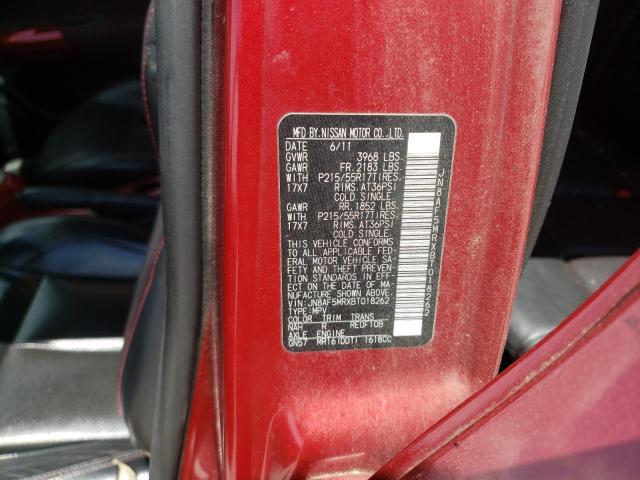Photo 10 from auction – 2011 NISSAN JUKE S with VIN JN8AF5MRXBT018262