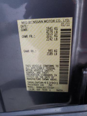 Photo 10 from auction – 2011 NISSAN ALTIMA BAS with VIN 1N4AL2AP1BN453901