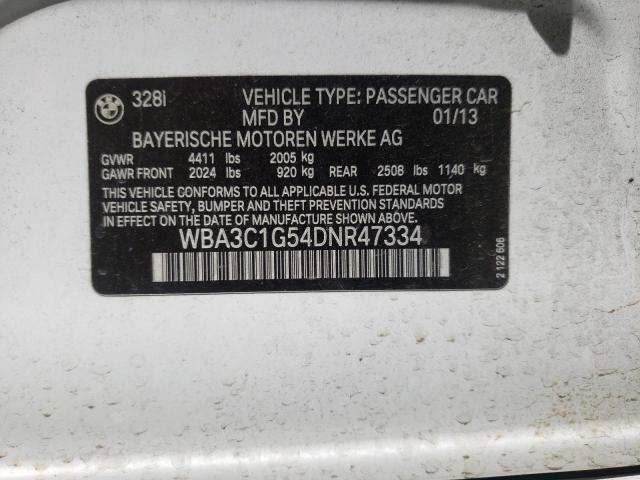 Photo 10 from auction – 2013 BMW 328 I SULE with VIN WBA3C1G54DNR47334