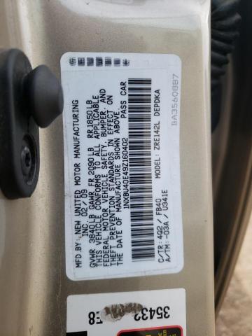 Photo 10 from auction – 2009 TOYOTA COROLLA BA with VIN 1NXBU40E49Z160402
