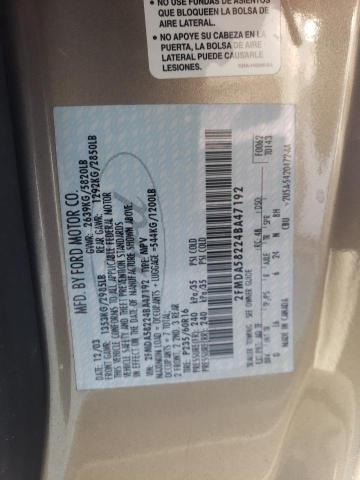 Photo 10 from auction – 2004 FORD FREESTAR L with VIN 2FMDA58224BA47192