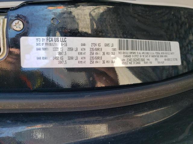 Photo 10 from auction – 2017 CHRYSLER PACIFICA T with VIN 2C4RC1BG2HR519602