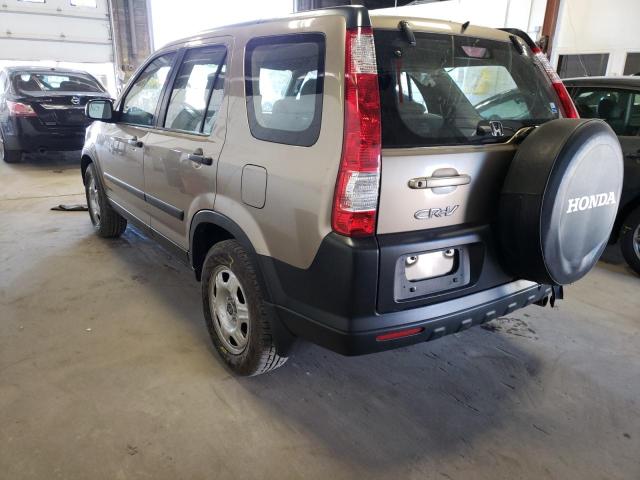 Photo 3 from auction – 2006 HONDA CR-V LX with VIN JHLRD68576C020142