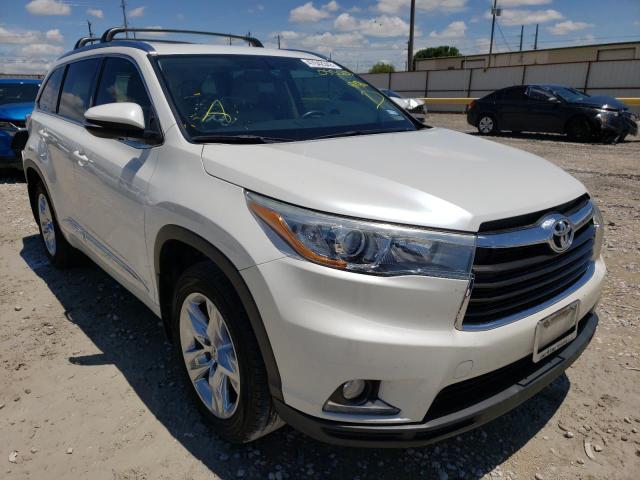 TOYOTA HIGHLANDER 2015 with VIN 5TDYKRFH4FS055605 - Photo from auction