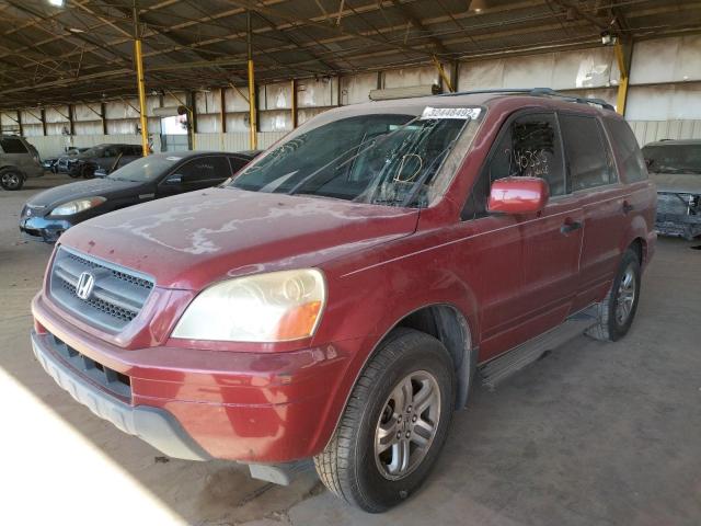 Photo 2 from auction – 2003 HONDA PILOT EX with VIN 2HKYF18433H586814
