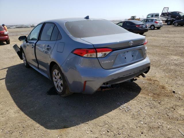 Photo 3 from auction – 2022 TOYOTA COROLLA LE with VIN 5YFEPMAE5NP298030