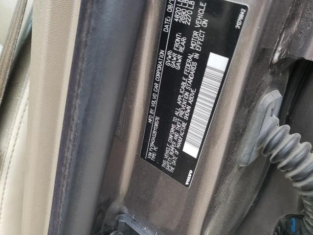 Photo 10 from auction – 2011 VOLVO S80 3.2 with VIN YV1940AS2B1138576