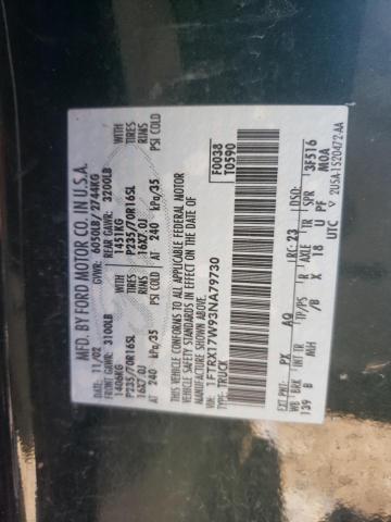 Photo 10 from auction – 2003 FORD F150 with VIN 1FTRX17W93NA79730