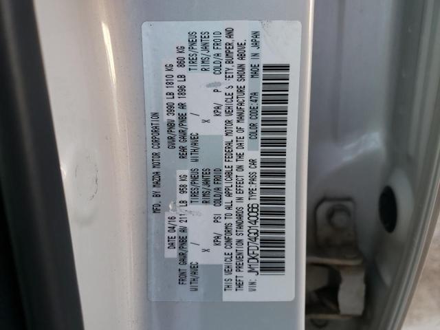 Photo 10 from auction – 2016 MAZDA CX-3 GRAND with VIN JM1DKFD74G0140066