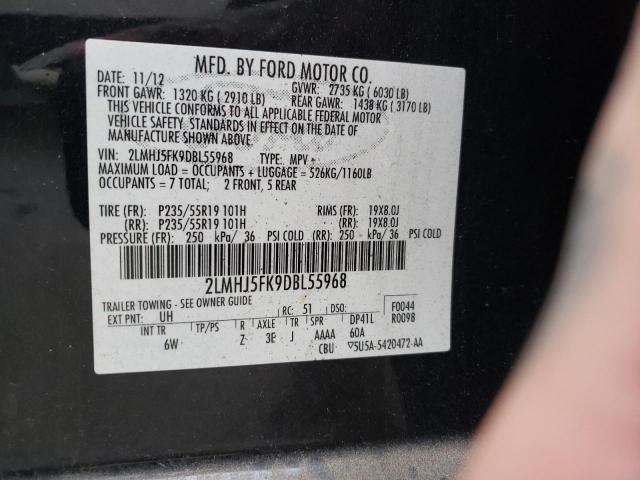 Photo 10 from auction – 2013 LINCOLN MKT with VIN 2LMHJ5FK9DBL55968