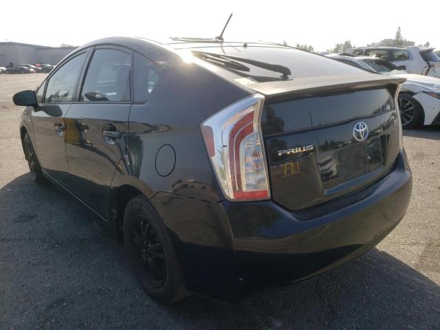 Photo 3 from auction – 2013 TOYOTA PRIUS with VIN JTDKN3DU7D5675099