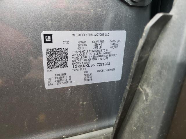 Photo 10 from auction – 2020 GMC ACADIA SLE with VIN 1GKKNKLS6LZ221903