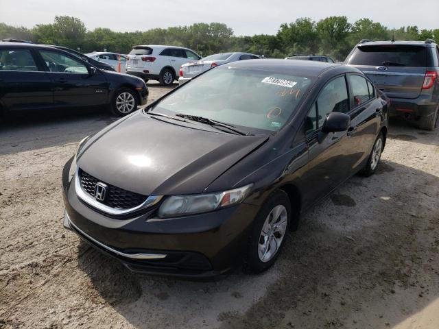 Photo 2 from auction – 2013 HONDA CIVIC LX with VIN 19XFB2F53DE015477