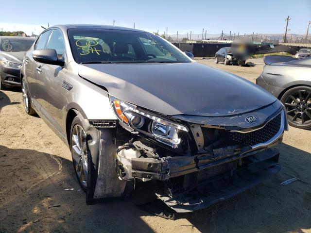 KIA OPTIMA SX 2015 with VIN 5XXGR4A68FG511106 - Photo from auction