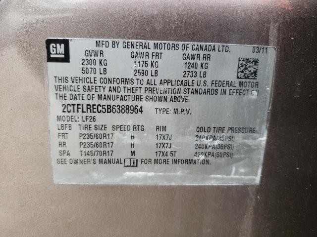 Photo 10 from auction – 2011 GMC TERRAIN SL with VIN 2CTFLREC5B6388964