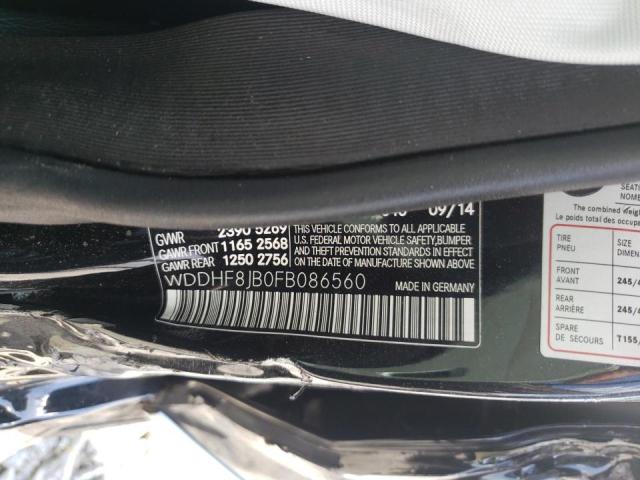 Photo 10 from auction – 2015 MERCEDES-BENZ E 350 4MAT with VIN WDDHF8JB0FB086560