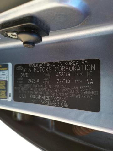 Photo 10 from auction – 2011 KIA OPTIMA HYB with VIN KNAGM4AD2B5000645