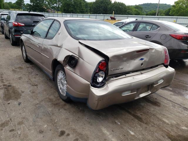 Photo 3 from auction – 2002 CHEVROLET MONTE CARL with VIN 2G1WW12E229159627