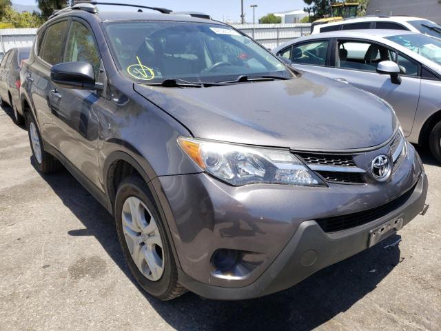 TOYOTA RAV4 LE 2015 with VIN 2T3ZFREV6FW231312 - Photo from auction