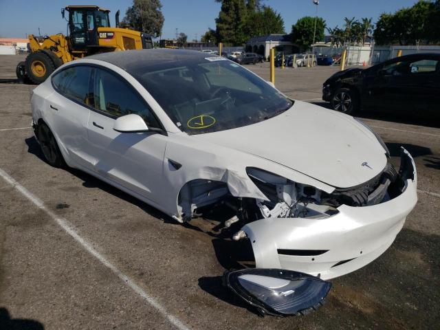 TESLA MODEL 3 2021 with VIN 5YJ3E1EA0MF091705 - Photo from auction