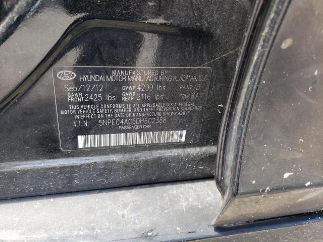 Photo 10 from auction – 2013 HYUNDAI SONATA SE with VIN 5NPEC4AC6DH602388