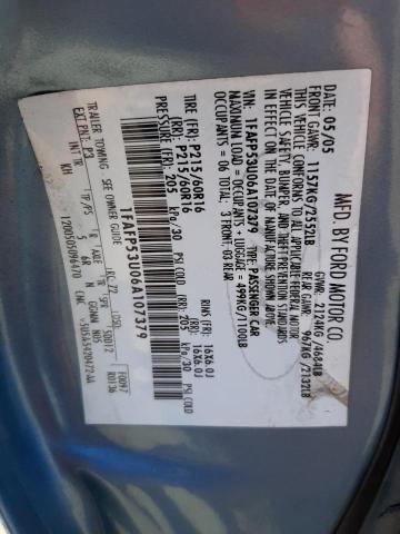 Photo 10 from auction – 2006 FORD TAURUS SE with VIN 1FAFP53U06A107379