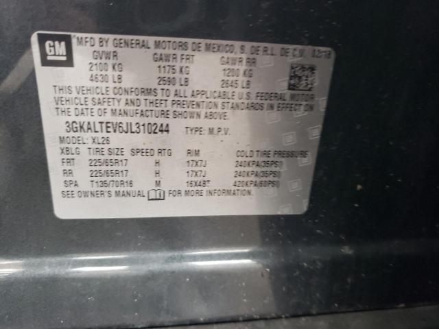Photo 10 from auction – 2018 GMC TERRAIN SL with VIN 3GKALTEV6JL310244