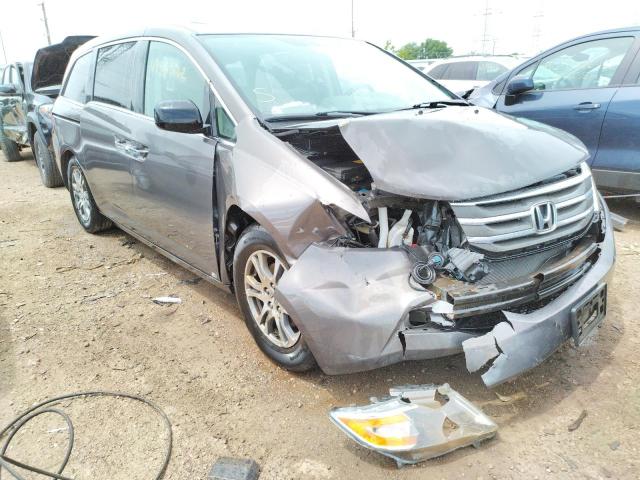 HONDA ODYSSEY EX 2013 with VIN 5FNRL5H65DB004895 - Photo from auction