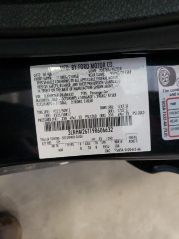 Photo 10 from auction – 2009 LINCOLN MKZ with VIN 3LNHM26T19R606632
